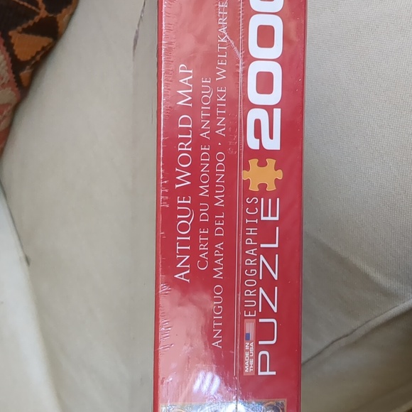 Eurographics NIB Antique World Map Jigsaw Puzzle 2000 pcs. - Picture 3 of 6